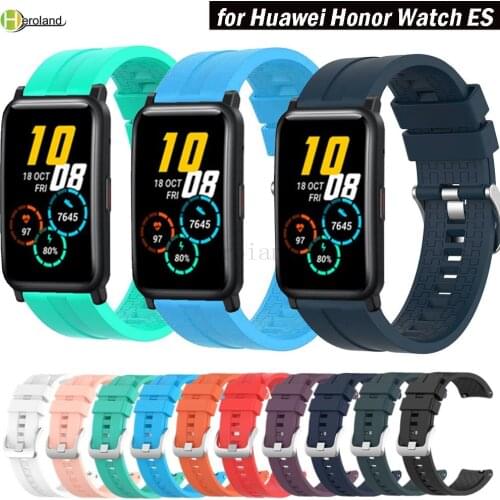 Watchstrap Band For Huawei Honor Watch ES /Galaxy Watch 3 41mm Smart Wristband For Haylou LS02 bracelet Wriststrap Silicone 20mm