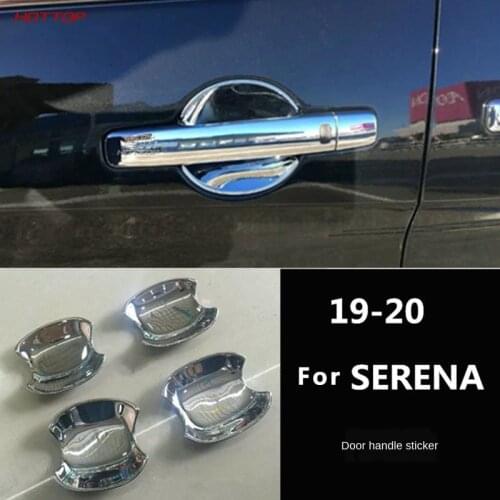For Nissan Serena 2019-2020 Interior Trim Handle Door Bowl Frame Patch Modification Accessories