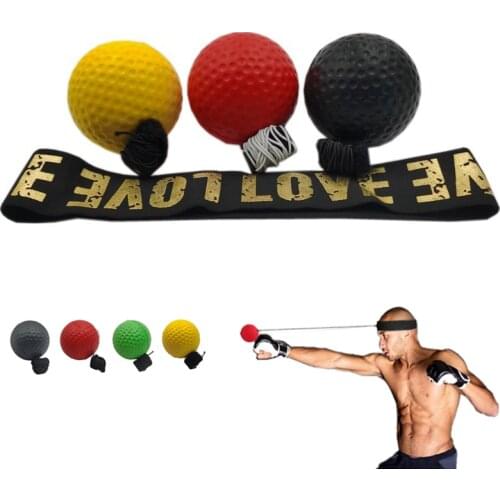 Boxing Reflex Speed Punch Ball Sanda Raising Reaction Hand Eye Training Gym Muay Thai Fitness Exercise Boxe Accessories