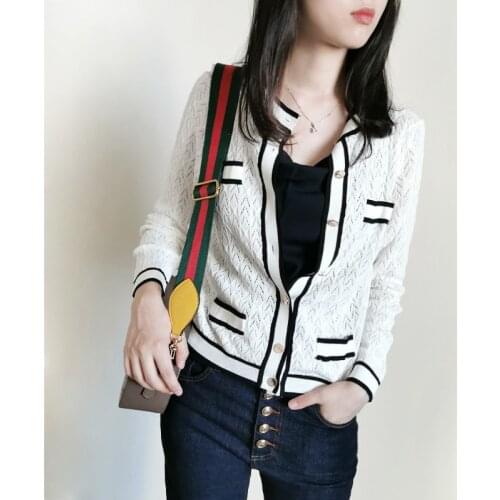 Early Autumn /Summer Kintted Thin Hollow Out Cardigan UK0-5 UK Collections