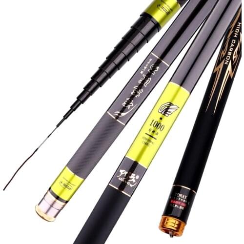 8/9/10/11/12/13m Power Hand Rod Long Section Telescopic Wedkarstwo Olta 60T Carbon 28 Tone Spinning Peche Carp Angeln Vara Pesca