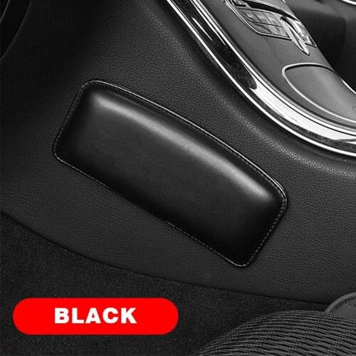 Interior Universal Cushion Thigh Support Accessories Knee Pad Leather Car Seat