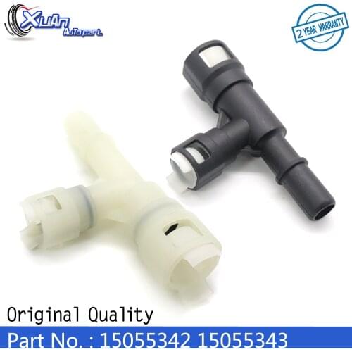 XUAN HVAC Heater Inlet Hose Connector 15055342 15055343 For Chevy Suburban Avalanche Tahoe GMC Yukon Cadillac Escalade Hummer H2