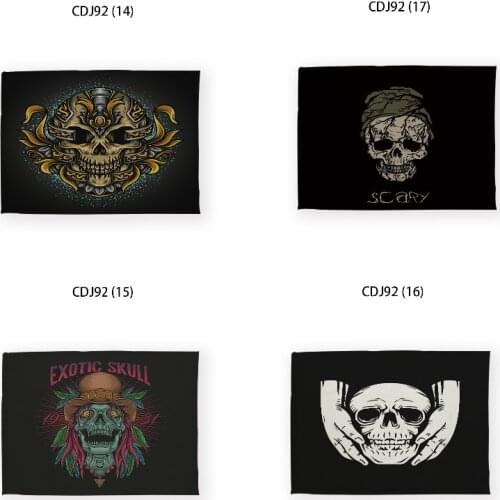 Personality Horror Skull waterproof tablecloth Dining tables Tablecloth Tablecloth for table wedding decoration table cloth set