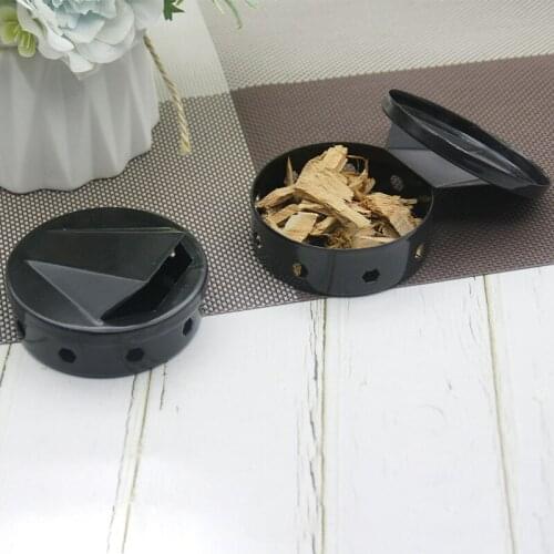 2Pcs BBQ Smoker Box Wood Chips For Outdoor Charcoal Gas Barbecue Grill Meat Infused Smoke Flavor Grill Accessories