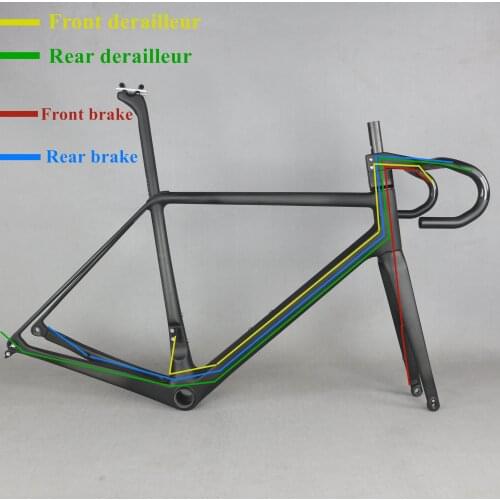 2022 SERAPH new all inner cable Disc road carbon frame . bicycle frameset include carbon fork carbon seatpost