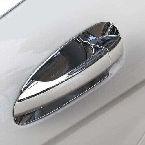 ABS Chrome for Mercedes Benz GLC 2016 2017 2018 Car Door handle Bowl cover trim styling auto accessories 4pcs