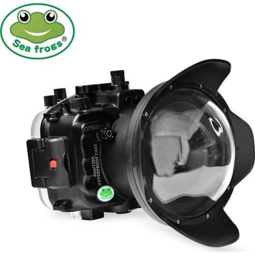 Seafrogs Housing Case For Sony A7 S III With 27-80mm Lens IPX8 Waterproof Camera Rubber Cover Box For Diving-depth 40m/130ft