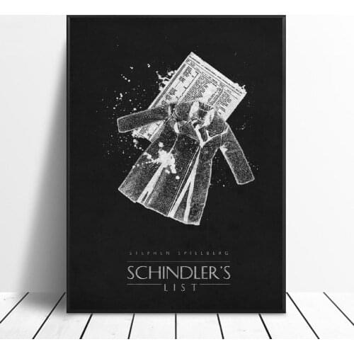 Schindlers List Black & White Classic Movie Posters Silk WALL Art Decor Painting No Frame