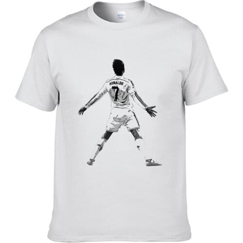 CR7 T shirt Men women Summer 100% Cotton Black Tees Male Newest Top Popular Normal Tee Shirts unisex popular
