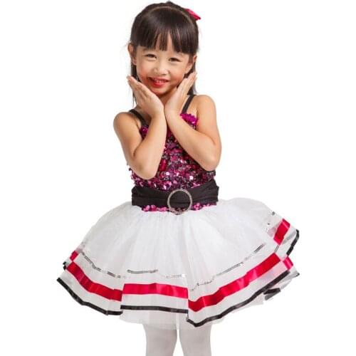 Hot New!Professional Child Ballet Tutu Dress w/Sparkling Sequin for Girls Ballet/Jazz/Tap Stage Performance/Competition Costumes