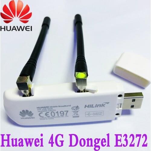 HUAWEI 4G E3272s-153 usb dongle FDD 800/900/1800/2100/2600MZH Unlocked 4G MODEM Free Shipping