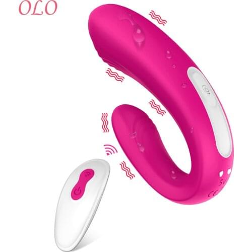 IKOKY Couple Share G-spot Vibrator Wireless Remote Control Sex Toys for Women Bendable Clitoris Vagina Stimulator Vibrator