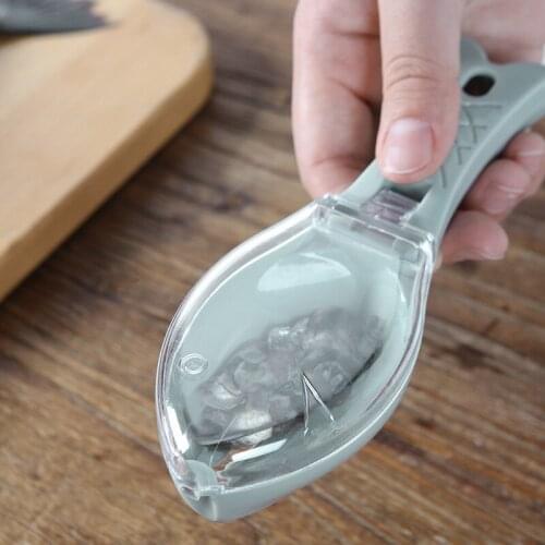 Fish Scaler Tools Scraping Fish Scraper Cleaning Knife Remover Cleaner Kill Fish Knife Kitchen Cook Outdoor Accessories Gadget