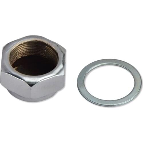 Motorcycle Steering Stem Cap Nut Washer For Honda XL100 XL70 XL75 XL80 XR100 XR70 XR75 XR80 Z50A Z50R