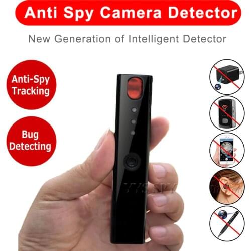 Mini Anti Spy Hidden Camera Detector Pen LED Infrared Scanning RF Signal Detection Wireless Bug Micro Cam GSM GPS Tracker Finder