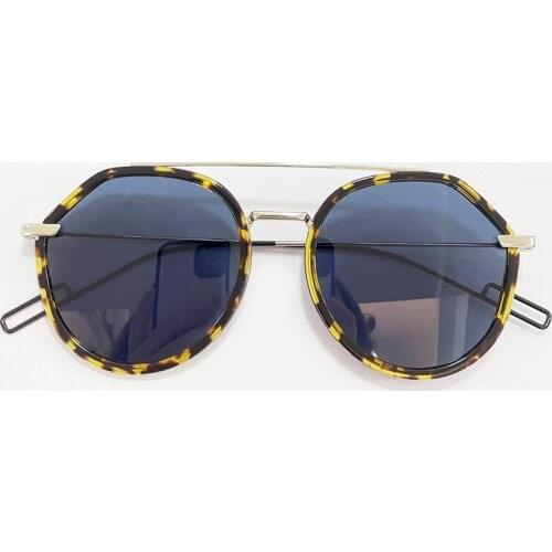 2021 New Fashion Irregular Round Multicolor Women Men Sunglasses Luxury Brand Exquisite Alloy Acrylic Frame Gafas De Sol Mujer