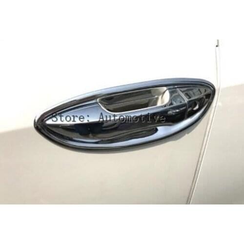 Fit For Toyota Corolla Altis 2014 2015 2016 2017 Chrome Door Handle Cover + Bowl Cup Insert Trim Garnish Molding Overlay 2in1