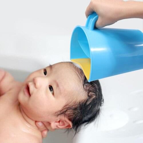 Baby Bath Cap Head Shape baby Shower Shampoo Cup Bailer Children Washing Hair Shampoo kids Shower Spoons Bath Wash Cup