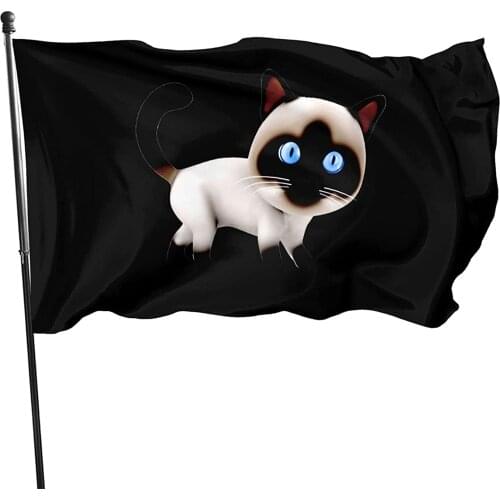 Cute Cat Outdoor Decorative Garden Flag Durable And Fade Resistant Indoor And Outdoor Patio Lawn Garden Courtyard Banner Classic