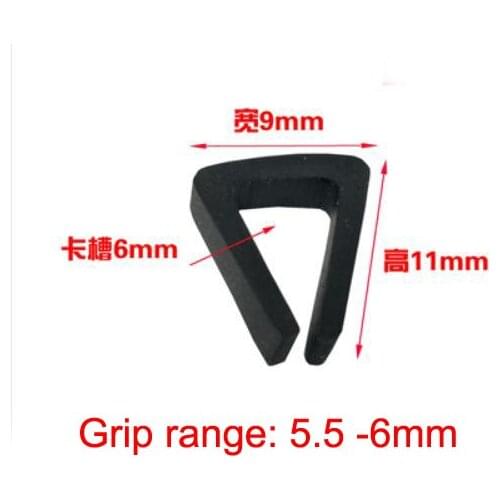 1 Meter U Channel EPDM Moulding Trim Strip Edge Guard Rubber Sealing Strip Weatherstrip Car Door Protector