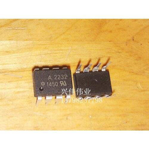 10PCS New original authentic A2232 HCPL-A2232 HCPL-2232 DIP8 Optocouplers