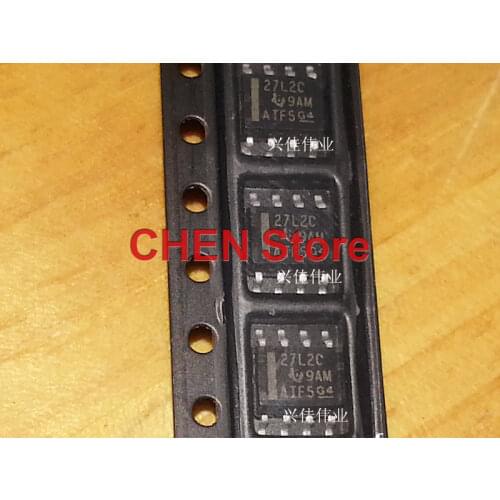 10pcs NEW genuine TI TLC27L2CDR SOP-8 universal amplifier 27L2C SOP8 Precision Operational Amplifier TLC TLC27L2