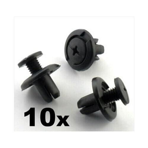 10x 8mm Screw Fit For Honda Wheel Arch Lining / Splashguard & Bumper Clips Scrivets
