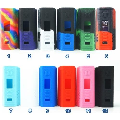 50pcs Anti-slip silicone case for Lost Vape Triade DNA250C 300W texture skin rubber sleeve cover fit Triade DNA 250C