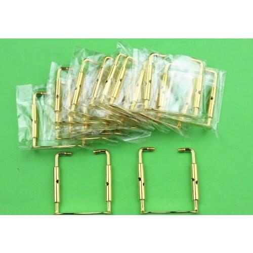 30 pcs high quality Violin Chin rest Clamp Screw Golden Color 4/4 full size, Violin Parts