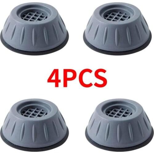 4Pcs Universal Anti Vibration Feet Pads Washing Machine Rubber Mat Anti-Vibration Pad Dryer Fixed Non-Slip Pad Furniture Pads