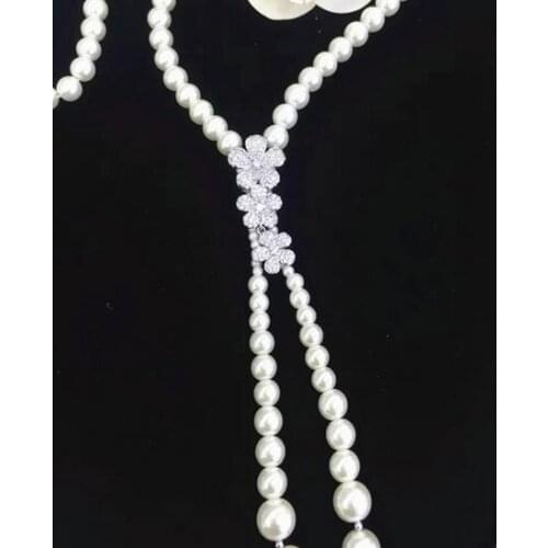 Free shipping Jewelry 8mm white shell pearl natural necklace pendant