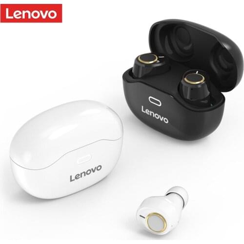 Lenovo X18 Bluetooth 5.0 Wireless Headphones Mini TWS Earbuds Sport Headset In-ear Earphones Touch Control w/ Mic Charging Case
