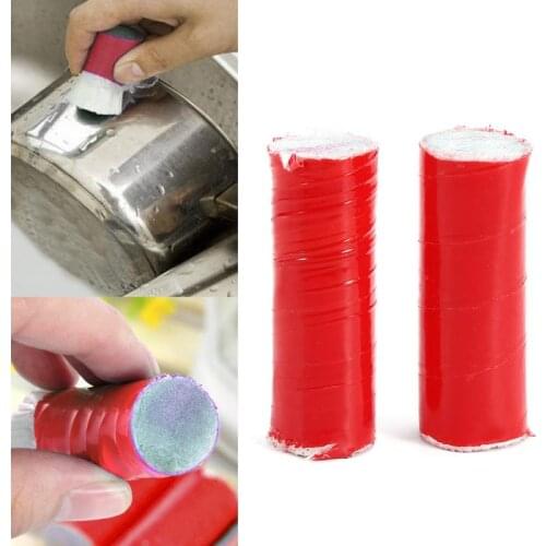 Cleaning Brush Stainless Steel Rod Stick Metal Rust Remover Anti-rust Stick Kitchen supplies Detergent Wash Brush Clean Tools