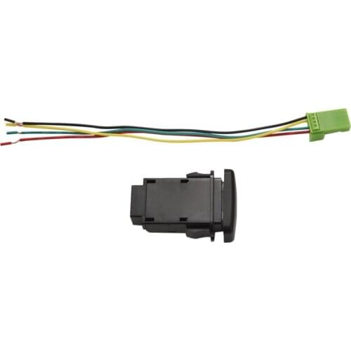 For Toyota Blue LED Push Switch with Connector Wire Kit (led Light bar)