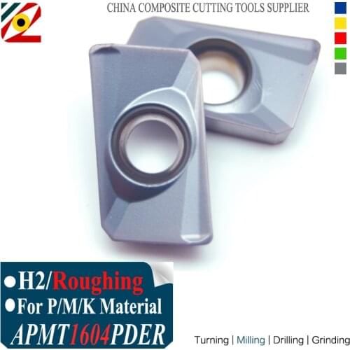 EDGEV APMT1604 PDER H2 EP5250 Milling Carbide Inserts for Indexable End Mill Cutter CNC Machine