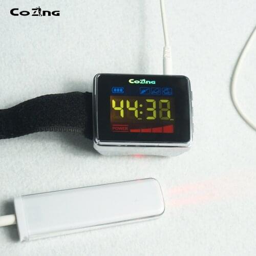 Physical Laser Acupuncture Equipment High Quality Wrist Watch Treatment Pharyngitis Rhinitis Diabetes Hypertension