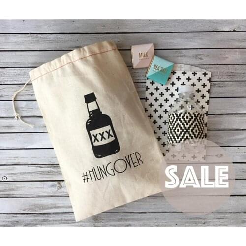 Customize birthday groomsmen party First Aid Bag Bachelorette Hangovers Bottle bag bridesmaid thank you gift bag Wedding Welcome