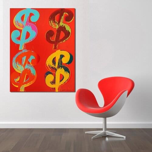 JQHYART Pop Oil Painting Wall Painting Picture Paintings On Canvas Living Room Modern No Frame