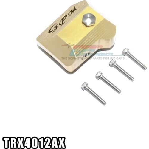 Heavy Duty Brass Front/Rear Gear Box Cover /Axle Cover for TRAXXASParts 1/10 TRX6 G63 82056-4 TRX-4