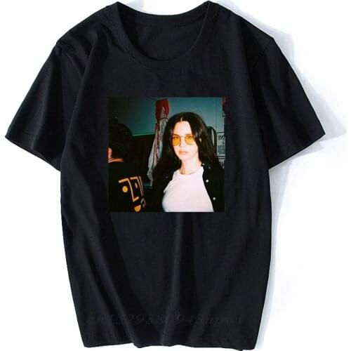 Lana Del Rey Letter Print Casual Funny Shirt for Men White Top High Quality O-Neck Men/Woman Summer Plus Size Vintage T Shirt