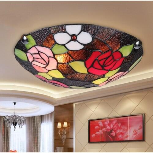 Ceiling light romantic circle fashion american rustic