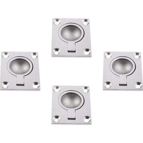 316 Stainless Steel Flush Lifting Ring Hatch Pull Handle Boat/Sailing/Marine