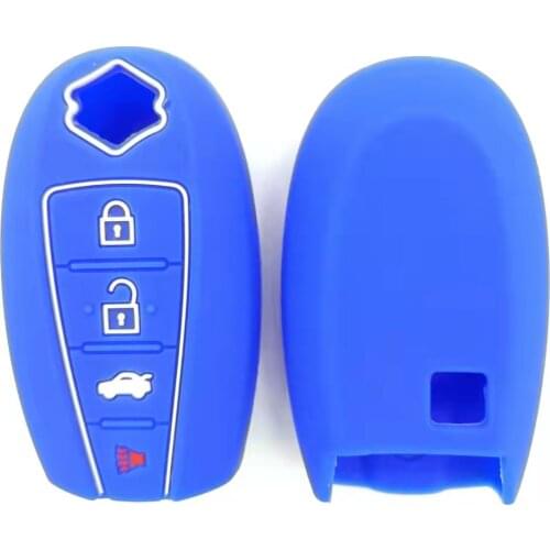 Silicon Smart Key Remote FOB Case Cap Protective For Suzuki Kizashi 4 Button Keyless Entry Interior Accessory