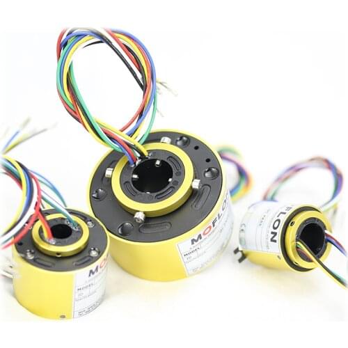 Over hole slip ring rotating electrical conduction 24612 wire joint collector ring conductive ring brush