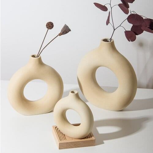 TIDYLADDY Ceramic Flower Vases