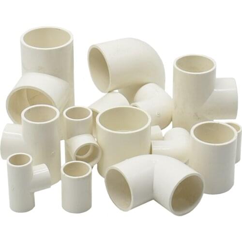 20/25/32/40/50mm Pipe PVC Connector Elbow Straight Repair Water Pipe Fitting Hot Melt Agriculture Garden Irrigation Fittings