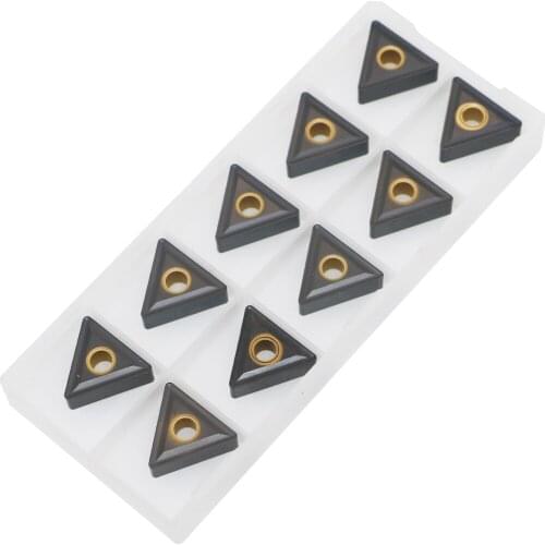 Carbide Turning Insert TNMG332 Triangular Lathe Tool Insert TNMG160408 UC5115 is Very Suitable for Machining Cast Iron Materials