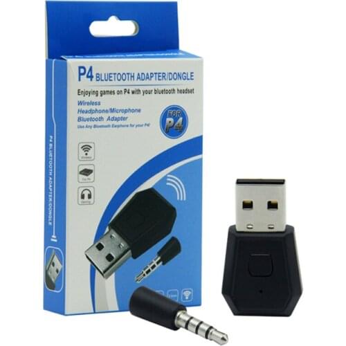 USB Bluetooth Dongle Adapter for ps4 3.5mm Receiver Audio Wireless Adapter for SLIM/PRO PS4 Bluetooth Earphones Headset Adapter