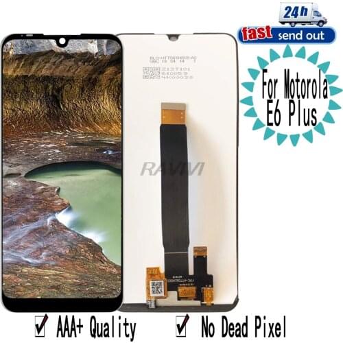 6.1'' LCD For Motorola Moto E6 Plus LCD Display Screen Digitizer Assembly Replacement For Motorola E6 Plus